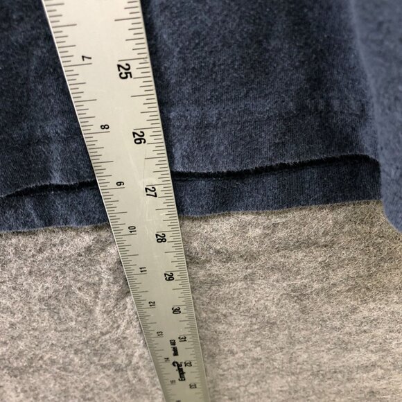 Banana Republic Indian Sea Map T Shirt Mens M Dark Harbor Gray Short Sleeve - Picture 8 of 8